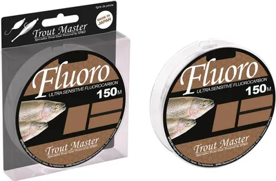 Produktbild von Trout Master Fluoro Mainline - 150m Fluorocarbon Schnur, Durchmesser/Tragkraft:0.18mm / 1.81kg