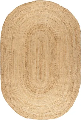 Produktbild von Mrcarpet Jute Teppich Oval 200 x 290 cm - Natur