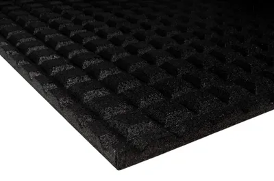 Produktbild von Mosolut Rubber Anti-Shock – 100 × 100 cm, Outdoor, Schwarz