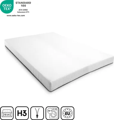 Obrázok produktu pre Komfortný penový matrac K10 160 x 200 cm, výška 10 cm, stupeň tvrdosti H3