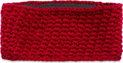 Produktbild von styleBREAKER Damen breites Grob gehäkeltes Stirnband einfarbig, Thermo Fleece Futter, Tube Schal, Winter Headband 04026050