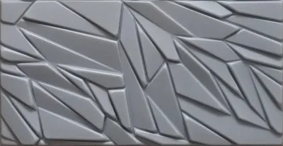 Obrázok produktu pre Deccart | BETÓNOVÝ STENOVÝ PANEL čierna strieborná CARRARA CASSETS 100 x 50 cm 0,5 m² – 7514XL
