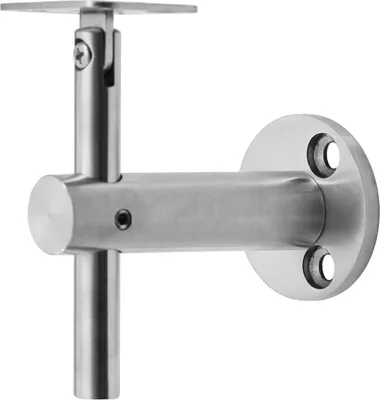 Produktbild von Edelstahl Handlaufhalter Handlaufträger Handlauf Wandhalter Holz Geländer Rohr C - Flach