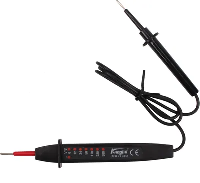 Produktbild von CCLIFE 2 Poliger Spannungsprüfer 6-380V AC/DC Spannungstester Phasenprüfer