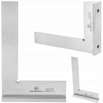 Produktbild von Schlosserwinkel Mit 90°-Fuss Aus Stahl 150 X 100 Mm
