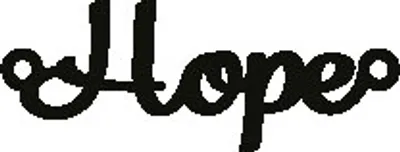 Produktbild von Versilbertes Armband mit Spruch Hope