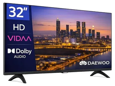 Zdjęcie produktu dla Daewoo 32VB56HV, 81,3 cm (32"), 1366 x 768 px, LED, Smart TV, Wi-Fi, Czarny