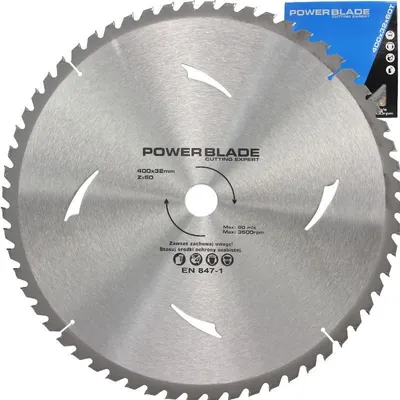 Obrázek produktu pro MAR-POL Kotouč pilový s SK plátky (vidiový), 400x60Tx32mm POWER BLADE M09075