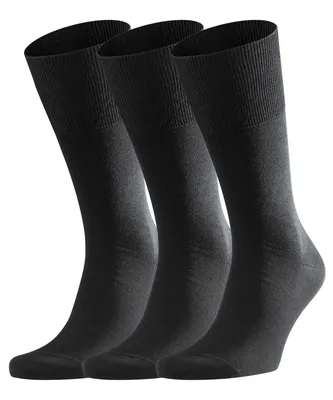 Produktbild von 3er Pack FALKE Airport Socken Herren black 45-46