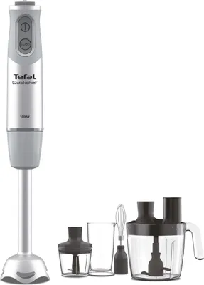Obrázok produktu pre Tefal Quickchef HB65LD, Ponorný mixér, 800 L, Pulzný spínač, 1000 W, Šedá, Strieborná