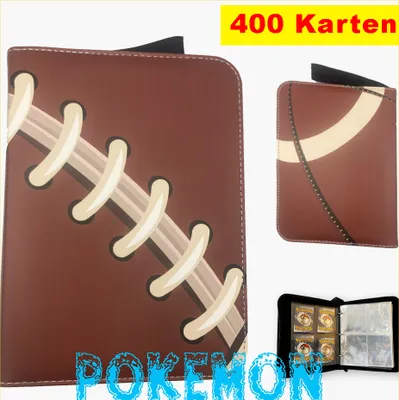 Produktbild von Pokémon Pikachu Ordner - Pokemon Sammelkarte Album Buch 400 karten Weihnachten