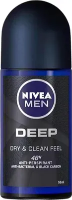 Immagine prodotto di Nivea - Deo Roll-On - Uomo - Profondamente efficace - 48 ore di durata - 50 ml - 1 pezzo
