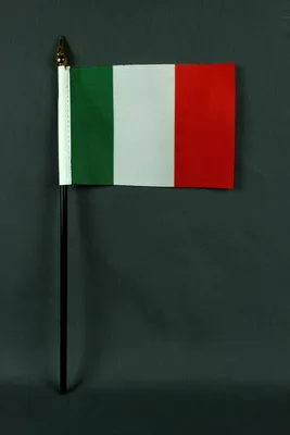 Produktbild von Flagge am Stab Italien 10x15 cm Handflagge Stockflagge Fähnchen