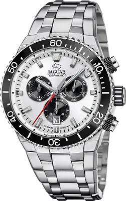 Produktbild von Jaguar Armbanduhr Herren silber Edelstahl UJ1022/1