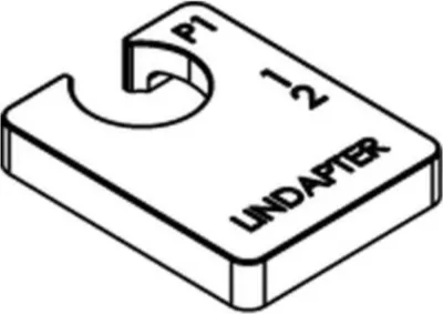 Image de Lindapter p. P1 M 16 galvanisé à chaud, long S