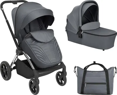 Zdjęcie produktu dla Wózek spacerowy Kikkaboo Kara 2 w 1 z gondolą Jeden rozmiar