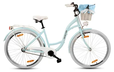 Obrázok produktu pre Mestský bicykel Goetze Style 28" – 1 rýchlosť, oceľový rám 18", LED osvetlenie, košík