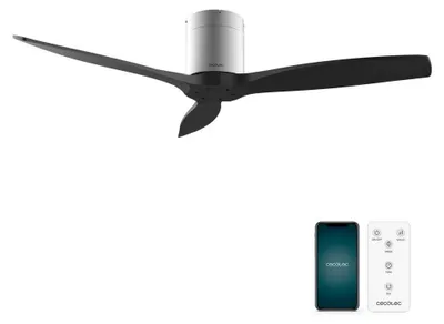 Produktbild von Cecotec Deckenventilator ohne Beleuchtung EnergySilence Aero 5500 Aqua IronBlack Connected