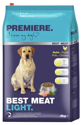 Produktbild von Premiere Trockenfutter Hund Best Meat Adult Light Geflügel
