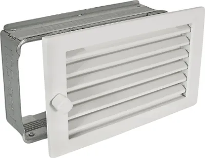 Produktbild von Warmluftgitter WG 2515 W Lüftungsgitter Weiss 250 x 150mm Zuluft Abluftgitter