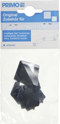 Produktbild von Primo Zubehörset für Wandanschlußleiste schwarz