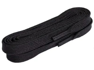 Zdjęcie produktu dla Woskowane sznurowadła Powerslide MY FIT czarne, 200 cm