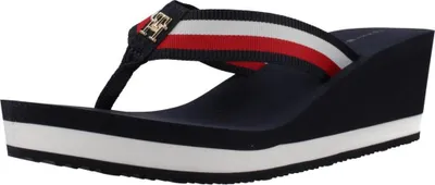Produktbild von TOMMY HILFIGER CORP MID WEDGE BEACH SAN Blau