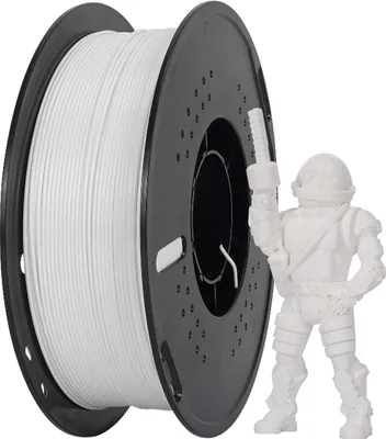 Produktbild von Hochgeschwindigkeits-PETG-3D-Druckerfilament, 1,75 mm, Hyper-Printing-Filament, 1 kg (2,2 lbs) Spule, 3D-Druckmaterialgenauigkeit ¡À0,02 mm, fuer die meisten FDM-3D-Drucker šC Weiss