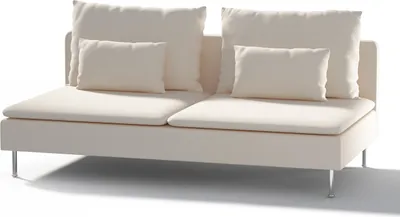 Produktbild von Dekoria Bezug für Söderhamn Sitzelement 3, hellbeige, Bezug für Sitzelement 3