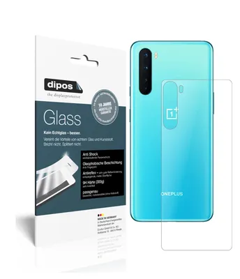 Produktbild von 1x Schutzfolie für OnePlus Nord Rückseite matt - Anti-Shock 9H Folie dipos Glass Kunststoffglas