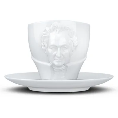 Produktbild von FiftyEight - TALENT Tasse Johann Wolfgang von Goethe, Weiß