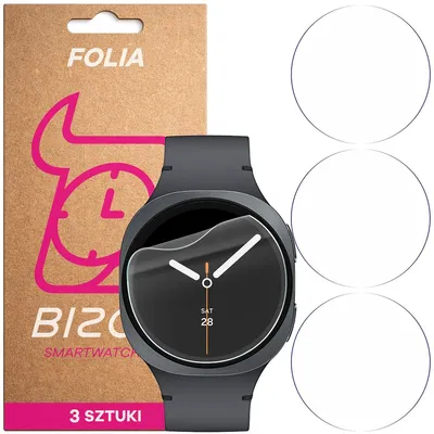 Produktbild von 3x Schutzfolie für den Bildschirm für Galaxy Watch 8 / 7 / 6 44 mm, Bizon Watch HydroFlex