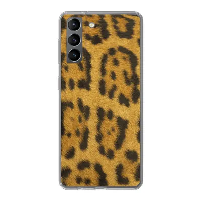 Produktbild von MuchoWow® Handyhülle Schutzhülle Hülle für Samsung Galaxy S21 Leopardenfell Silikon Softcase Handy Hülle - Softcase