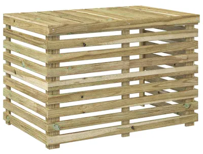 Zdjęcie produktu dla Osłona na klimatyzator vidaXL, 90 x 58 x 60 cm, wykonana z impregnowanego drewna sosnowego
