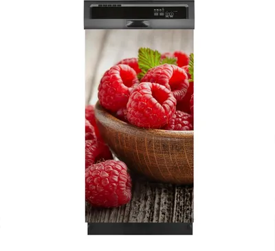 Produktbild von Magnete Dekorative 45x80 cm Küche Magnetmatte Spülmaschine - Frische Himbeeren Obst