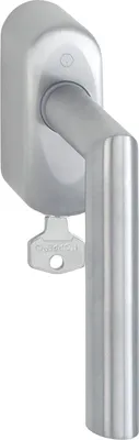 Zdjęcie produktu dla Okucie okienne Hoppe Amsterdam SecuSelect | klamka okienna na rozecie, VK 7x37mm | stal nierdzewna matowa