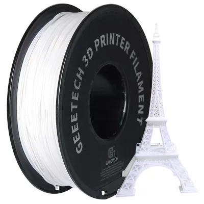 Produktbild von Geeetech White 3D Printer PLA Filament 1 kg 1,75 mm Rozmerová presnosť +/- 0,03 mm 3D tlačový materiál Spool (2,2 lbs) °C 3D tlačiareň PLA Filament Tlačové materiály