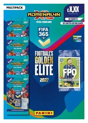 Immagine prodotto di FIFA 365 Adrenalyn XL 2027: Confezione multipla da esposizione (5) di carte da collezione. *Versione tedesca.*