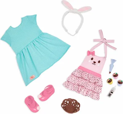 Produktbild von Satz Puppenkleidung RABBITS & CARROTS OUR GENERATION