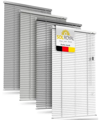 Produktbild von Jalousie Lamellenvorhang Rollo - Venezianisch - 25 mm Lamellen - Weiß