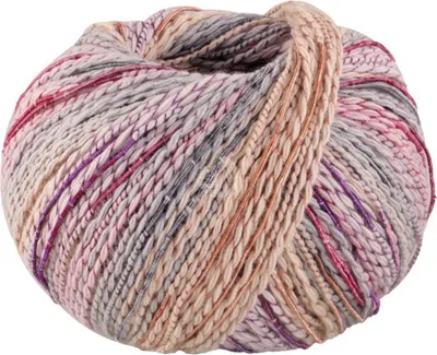 Produktbild von Lana Grossa - Torto 0011 hellbeige pastellrosa hellgrau pink violett rosa