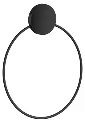 Produktbild von Smedbo Handtuchring, Selbstklebend, Schwarz. BB344
