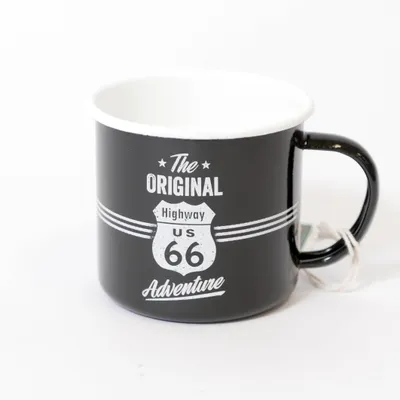 Obrázek produktu pro XXX Nostalgic-Art - Emaille-Becher - US Highways - Highway 66 The Original Adventure