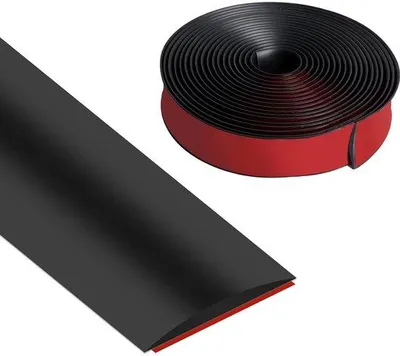 Productafbeelding van Overgangslijst zelfklevend 4 cm x 6 m vinyl overgangsprofiel zelfklevende vloerstrip afdekstrip voor het verbinden van - Vemera
