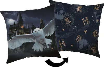 Immagine prodotto di JERRY FABRICS Cuscino in poliestere Harry Potter Hogwarts, 40/40 cm