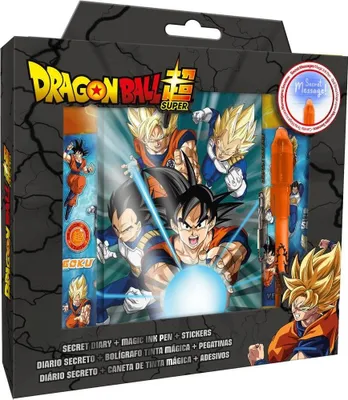 Produktbild von Dragon Ball Super Tagebuch mit Zauberstift für Fans und Sammler