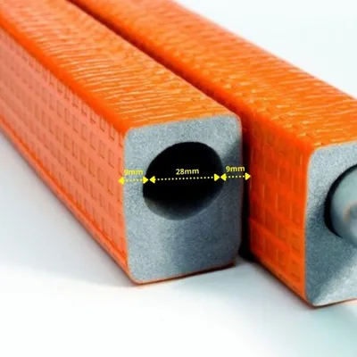 Obrázok produktu pre Izolácia potrubia, trubková izolácia, 1m Ø 28 mm, 9 mm Dämmung