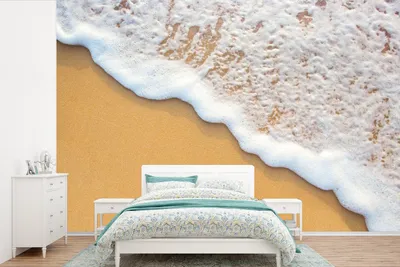 Produktbild von MuchoWow® Fototapete für Wohnzimmer oder Schlafzimmer Wandtapete Vinyl Motivtapete Strand - Wasser - Meer - Tropisch - Sommer - 390x260 cm - Papiertapete