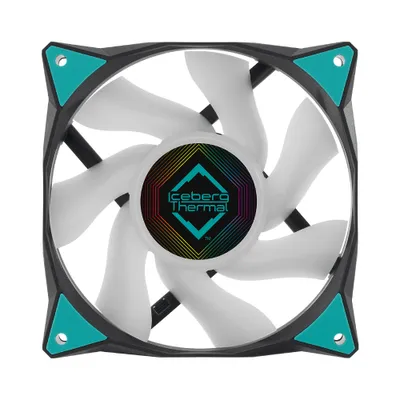 Image de ICEBERG THERMAL IceGALE ARGB PWM - 120mm ARGB Black