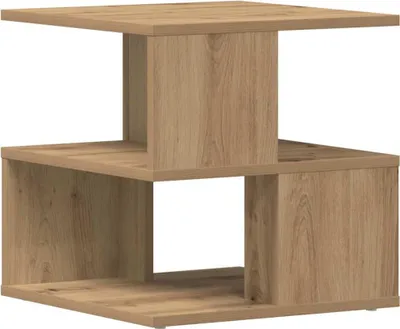 Obrázek produktu pro vidaXL Odkládací stolek Artisan – dub 30 x 30 x 55 cm, dřevotřísková deska
